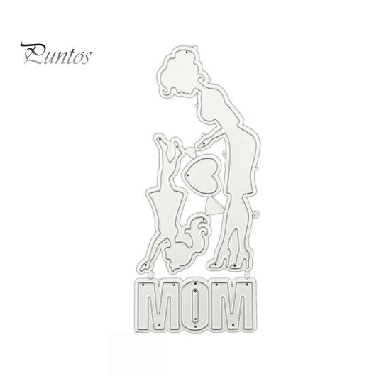 Muttertag Grußkarte Stanzformen DIY Scrapbooking Präge Schablone Form Mother's  Day von Joom DACH