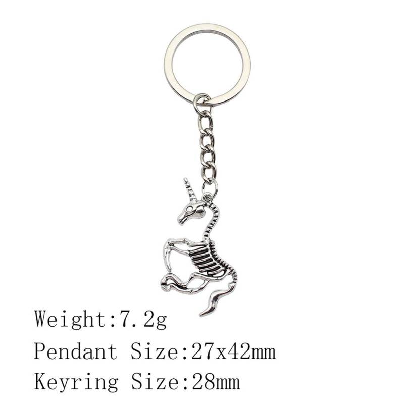 Muttertags-Taschenanhänger Pferd Einhorn Schlüsselanhänger Haus Garten Kind Schlüsselanhänger A04-1pcs-27x42mm von Joom DACH