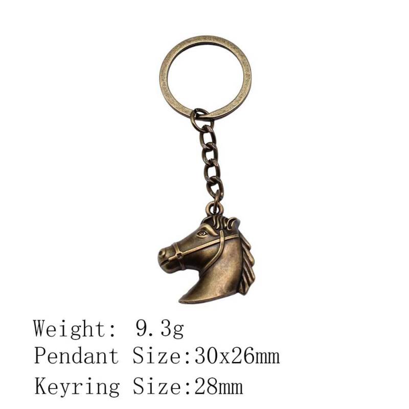 Muttertags-Taschenanhänger Pferd Einhorn Schlüsselanhänger Haus Garten Kind Schlüsselanhänger A05-1pcs-30x26mm von Joom DACH