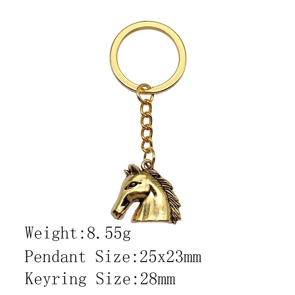 Muttertags-Taschenanhänger Pferd Einhorn Schlüsselanhänger Haus Garten Kind Schlüsselanhänger A08-1pcs-25x23mm von Joom DACH