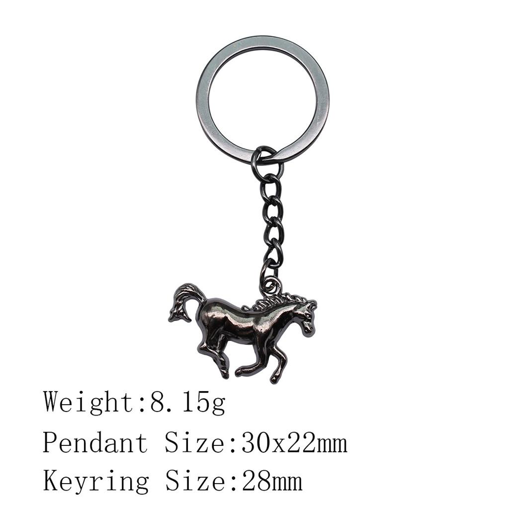 Muttertags-Taschenanhänger Pferd Einhorn Schlüsselanhänger Haus Garten Kind Schlüsselanhänger A13-1pcs-30x22mm von Joom DACH