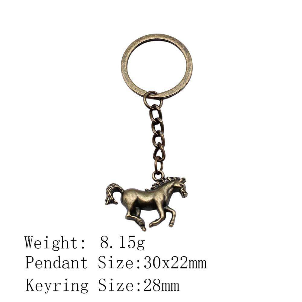 Muttertags-Taschenanhänger Pferd Einhorn Schlüsselanhänger Haus Garten Kind Schlüsselanhänger A16-1pcs-30x22mm von Joom DACH