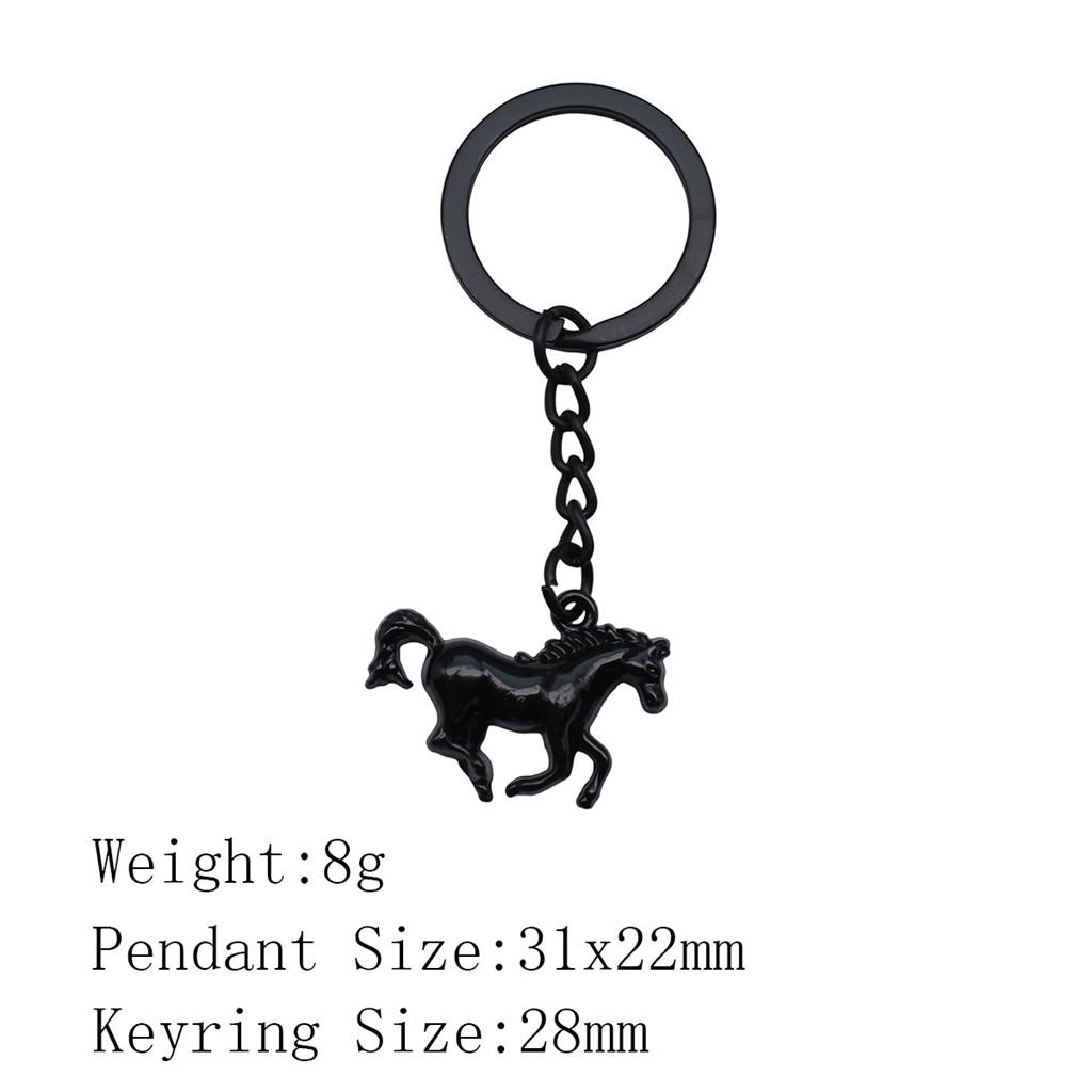 Muttertags-Taschenanhänger Pferd Einhorn Schlüsselanhänger Haus Garten Kind Schlüsselanhänger A17-1pcs-31x22mm von Joom DACH