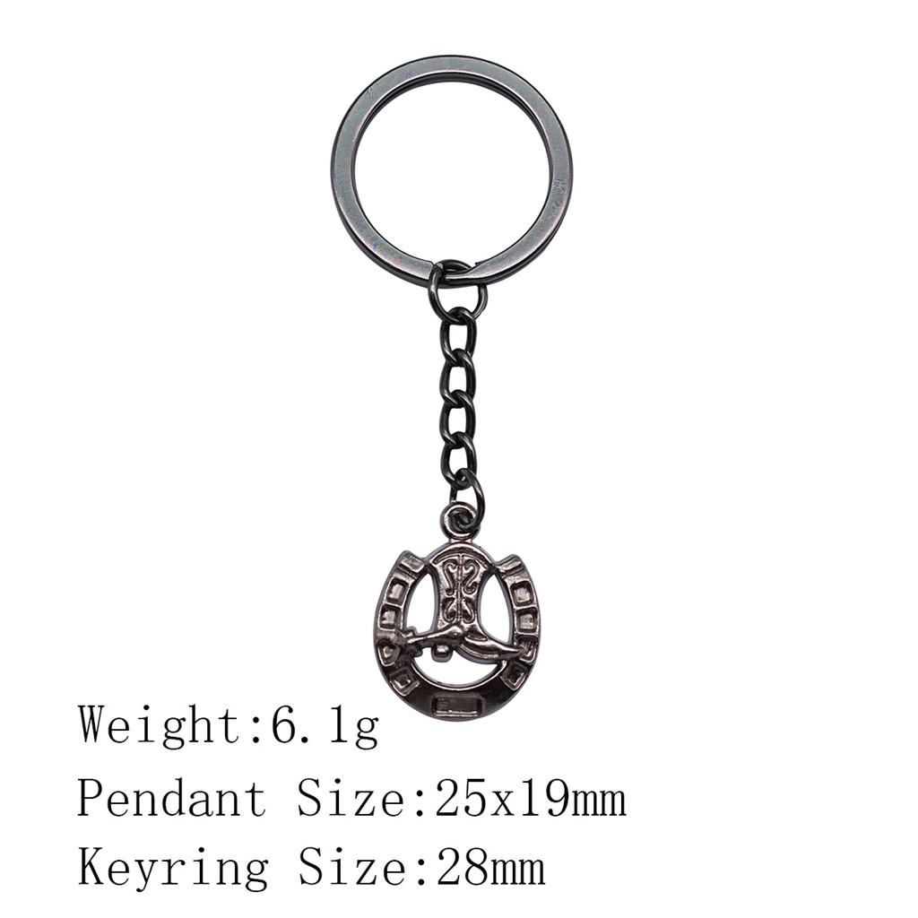 Muttertags-Taschenanhänger Pferd Einhorn Schlüsselanhänger Haus Garten Kind Schlüsselanhänger A20-1pcs-25x19mm von Joom DACH