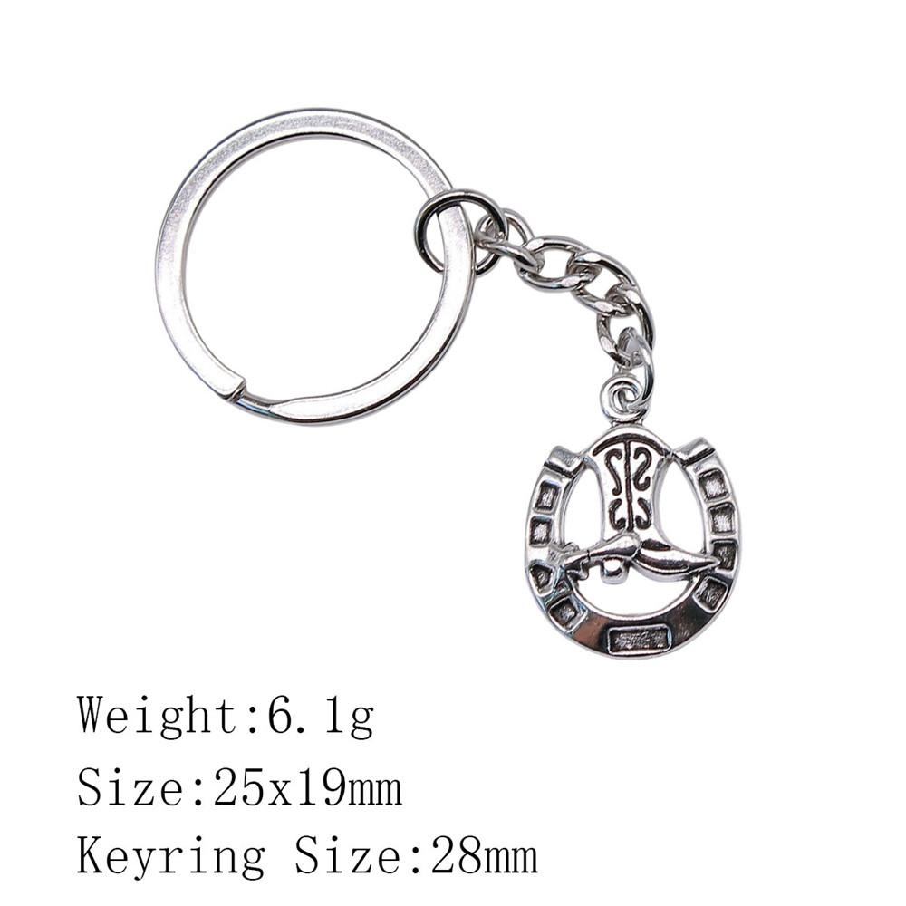 Muttertags-Taschenanhänger Pferd Einhorn Schlüsselanhänger Haus Garten Kind Schlüsselanhänger A21-1pcs-25x19mm von Joom DACH