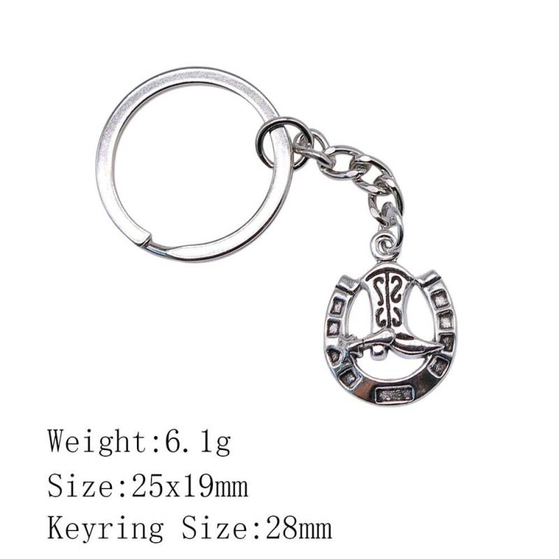 Muttertags-Taschenanhänger Pferd Einhorn Schlüsselanhänger Haus Garten Kind Schlüsselanhänger A21-1pcs-25x19mm von Joom DACH