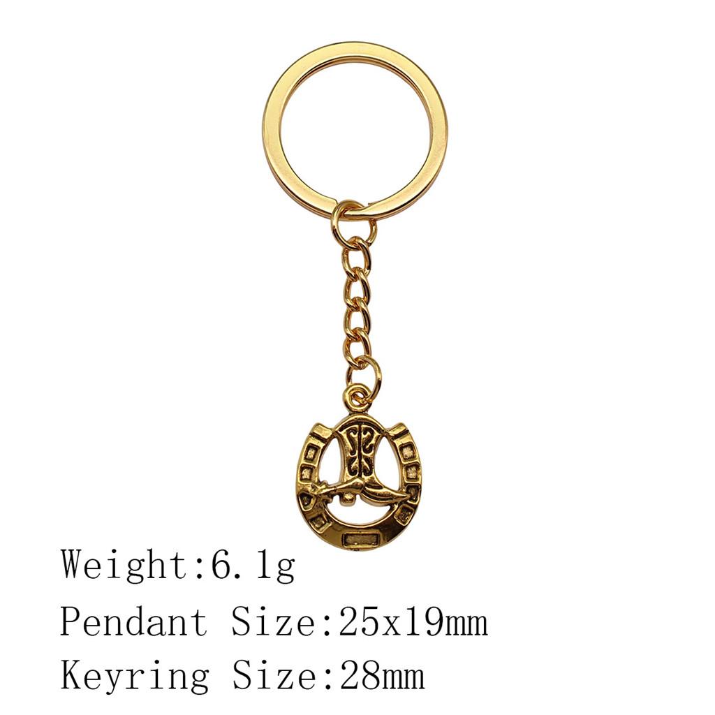 Muttertags-Taschenanhänger Pferd Einhorn Schlüsselanhänger Haus Garten Kind Schlüsselanhänger A22-1pcs-25x19mm von Joom DACH