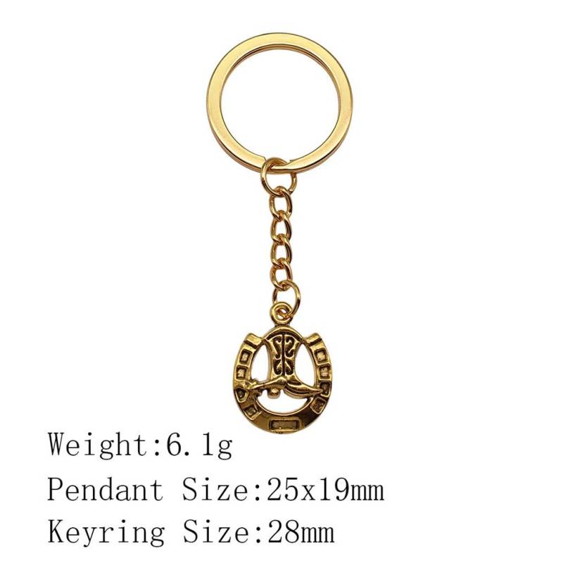 Muttertags-Taschenanhänger Pferd Einhorn Schlüsselanhänger Haus Garten Kind Schlüsselanhänger A22-1pcs-25x19mm von Joom DACH