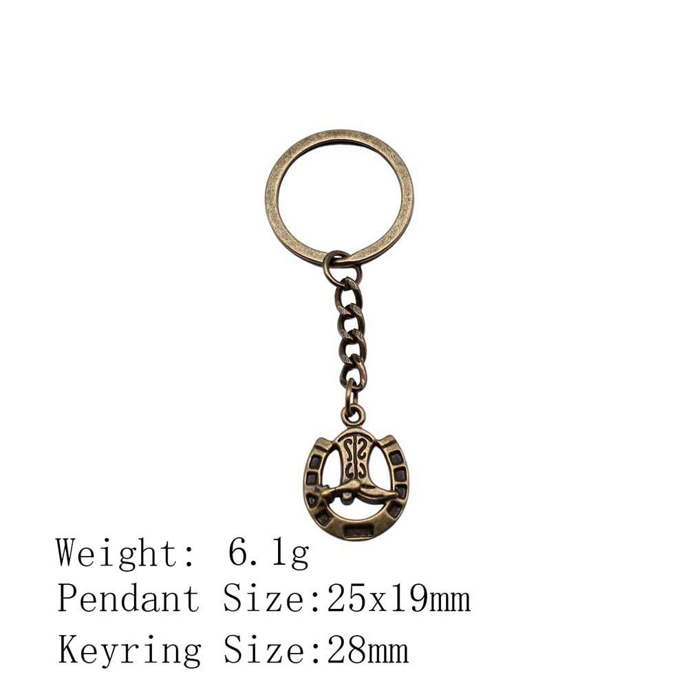 Muttertags-Taschenanhänger Pferd Einhorn Schlüsselanhänger Haus Garten Kind Schlüsselanhänger A23-1pcs-25x19mm von Joom DACH