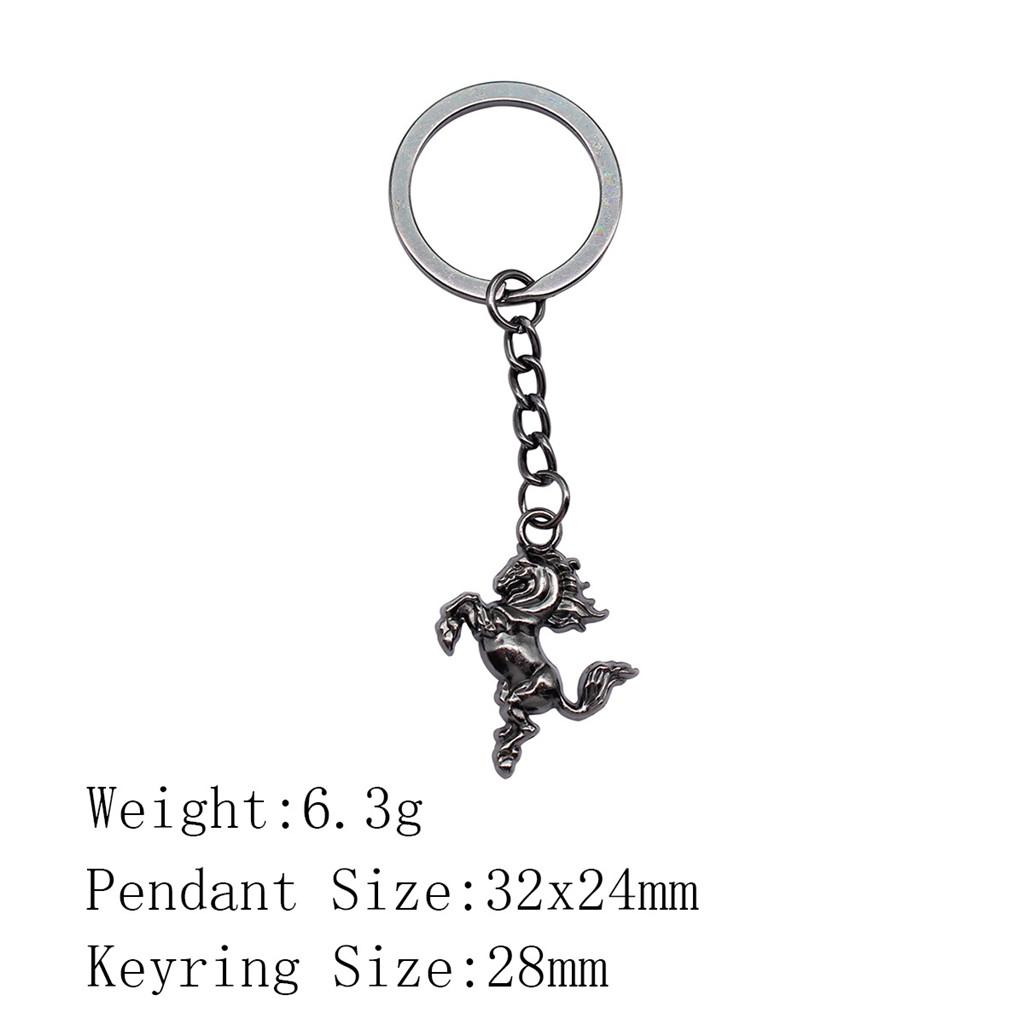 Muttertags-Taschenanhänger Pferd Einhorn Schlüsselanhänger Haus Garten Kind Schlüsselanhänger A24-1pcs-32x24mm von Joom DACH