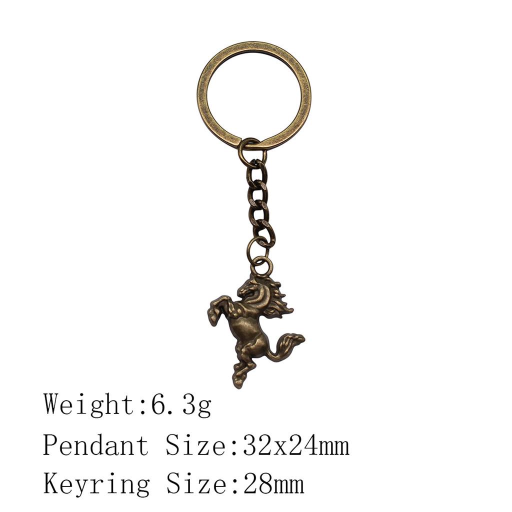 Muttertags-Taschenanhänger Pferd Einhorn Schlüsselanhänger Haus Garten Kind Schlüsselanhänger A27-1pcs-32x24mm von Joom DACH