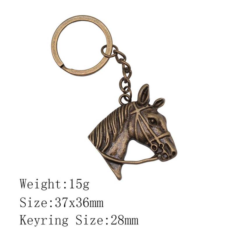 Muttertags-Taschenanhänger Pferd Einhorn Schlüsselanhänger Haus Garten Kind Schlüsselanhänger A35-1pcs-37x36mm von Joom DACH