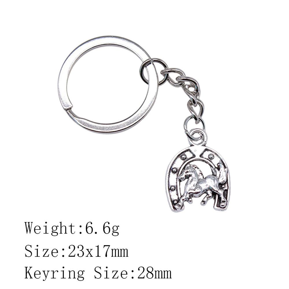 Muttertags-Taschenanhänger Pferd Einhorn Schlüsselanhänger Haus Garten Kind Schlüsselanhänger A36-1pcs-23x17mm von Joom DACH