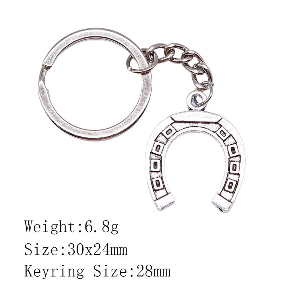 Muttertags-Taschenanhänger Pferd Einhorn Schlüsselanhänger Haus Garten Kind Schlüsselanhänger A38-1pcs-30x24mm von Joom DACH