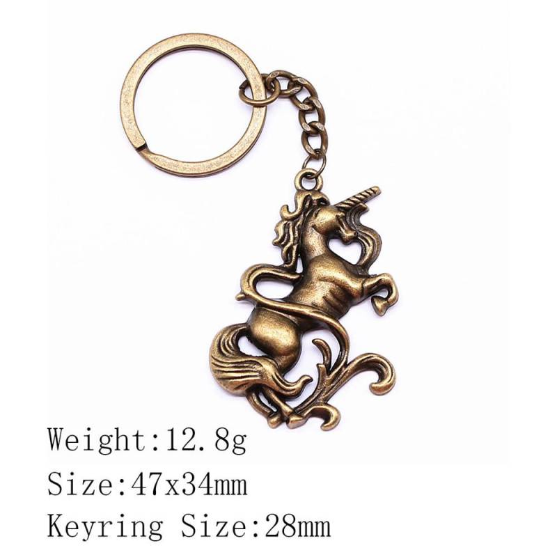 Muttertags-Taschenanhänger Pferd Einhorn Schlüsselanhänger Haus Garten Kind Schlüsselanhänger A41-1pcs-47x34mm von Joom DACH