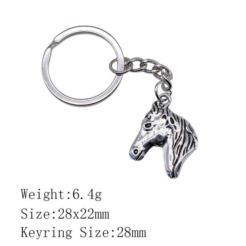 Muttertags-Taschenanhänger Pferd Einhorn Schlüsselanhänger Haus Garten Kind Schlüsselanhänger A48-1pcs-28x22mm von Joom DACH