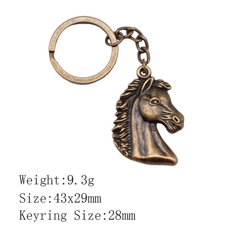 Muttertags-Taschenanhänger Pferd Einhorn Schlüsselanhänger Haus Garten Kind Schlüsselanhänger A59-1pcs-43x29mm von Joom DACH