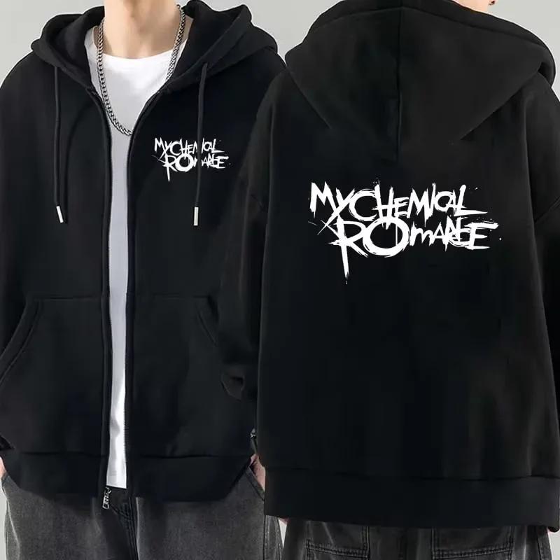 My Chemical Romance Mcr Dead Reißverschluss-Hoodie Herren Damen Locker Mode Reißverschluss-Sweatshirt Herren Langarm-Oberteile L von Joom DACH