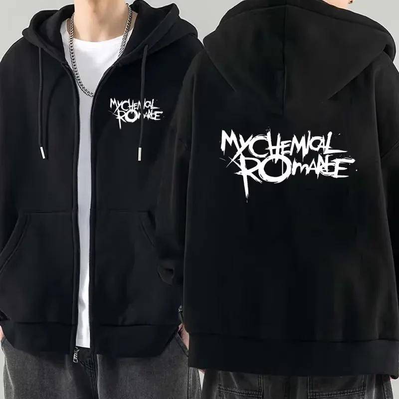 My Chemical Romance Mcr Dead Reißverschluss-Hoodie Herren Damen Locker Mode Reißverschluss-Sweatshirt Herren Langarm-Oberteile L von Joom DACH