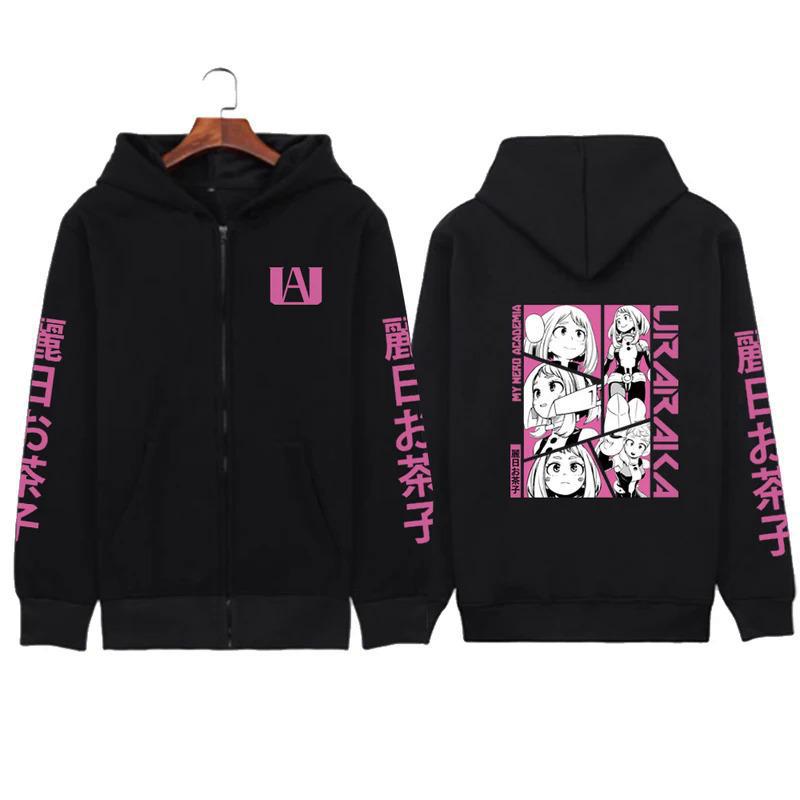 My Hero Academia Anime Damen Reißverschluss-Hoodie S von Joom DACH