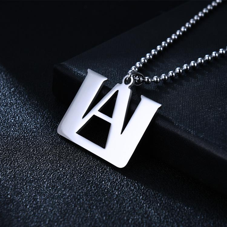 My Hero Academia Anime-Halskette, Schmuck für Teenager-Mädchen, Anime-Zeug, My Hero Academia Cosplay-Merch, Partygeschenk für Jungen und Mädchen Necklace silber von Joom DACH