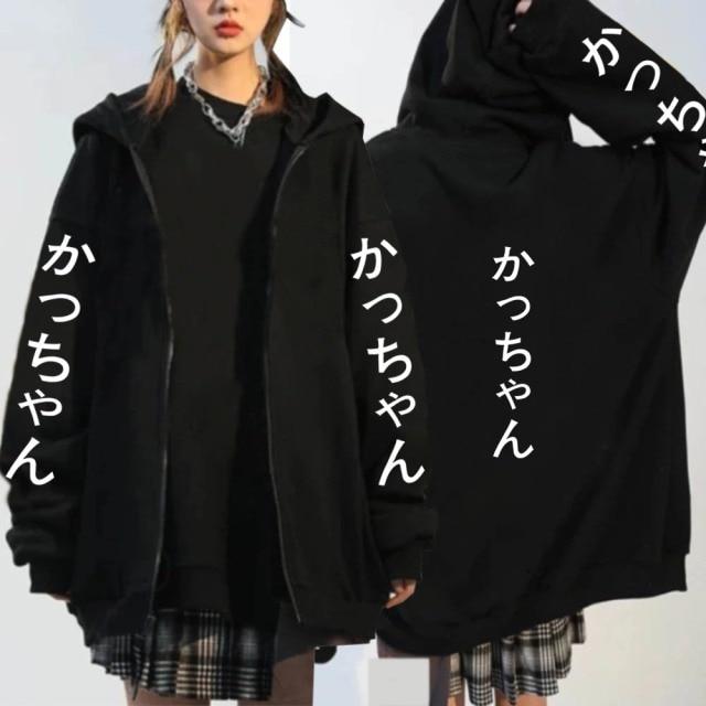 My Hero Academia Bakugo Anime Zipper Hoodies Sweatshirt für Damen Herren Kleidung Bakugo Manga Übergroße Kapuzenpulloverjacke L von Joom DACH