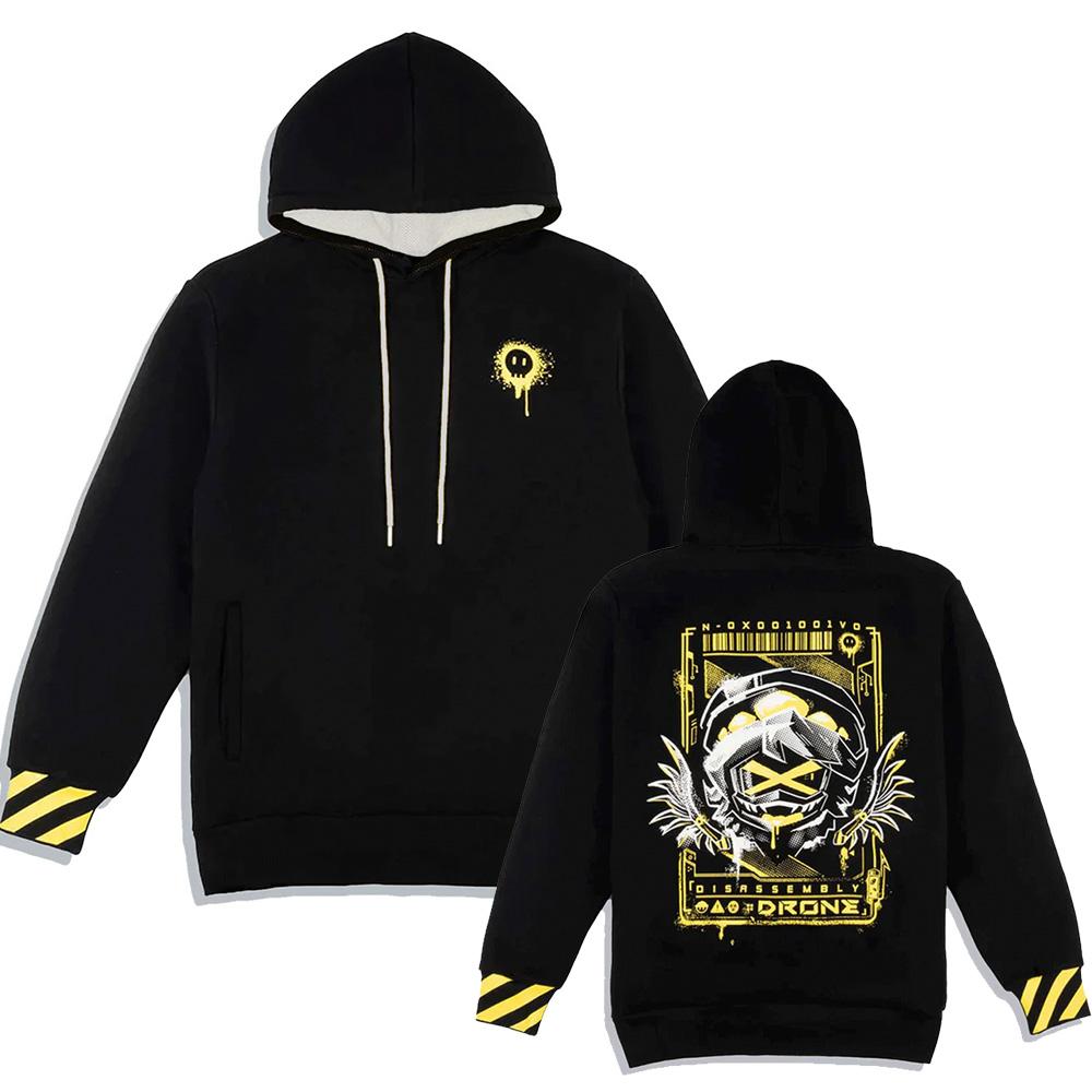 N Murder Drones Cosplay Hoodie Herren Winter Fleece Kapuzenpullover Langarm Locker Tasche Unisex Streetwear Hip Hop Herren Oberteile M von Joom DACH