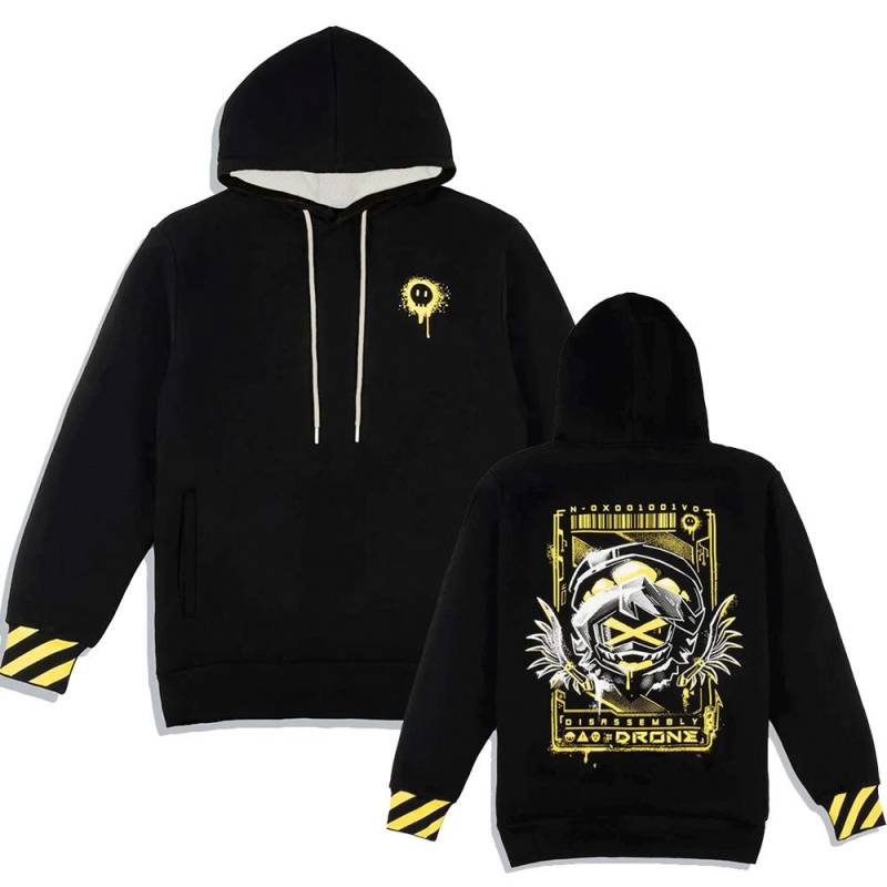 N Murder Drones Cosplay Hoodie Herren Winter Fleece Kapuzenpullover Langarm Locker Tasche Unisex Streetwear Hip Hop Herren Oberteile M von Joom DACH