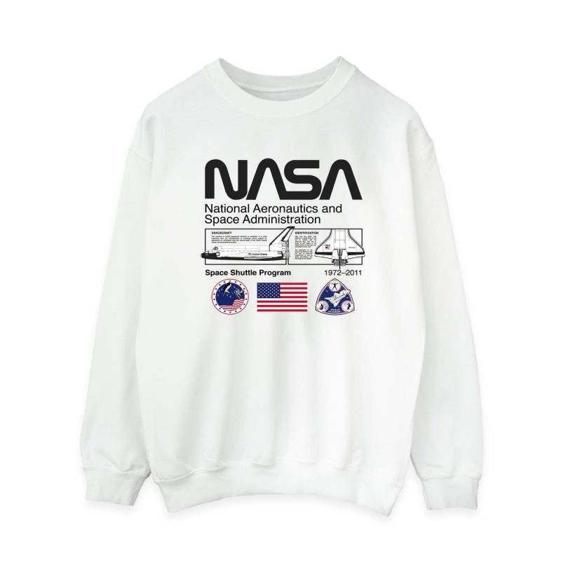 NASA Damen/Damen Space Admin Sweatshirt XL weiß von Joom DACH