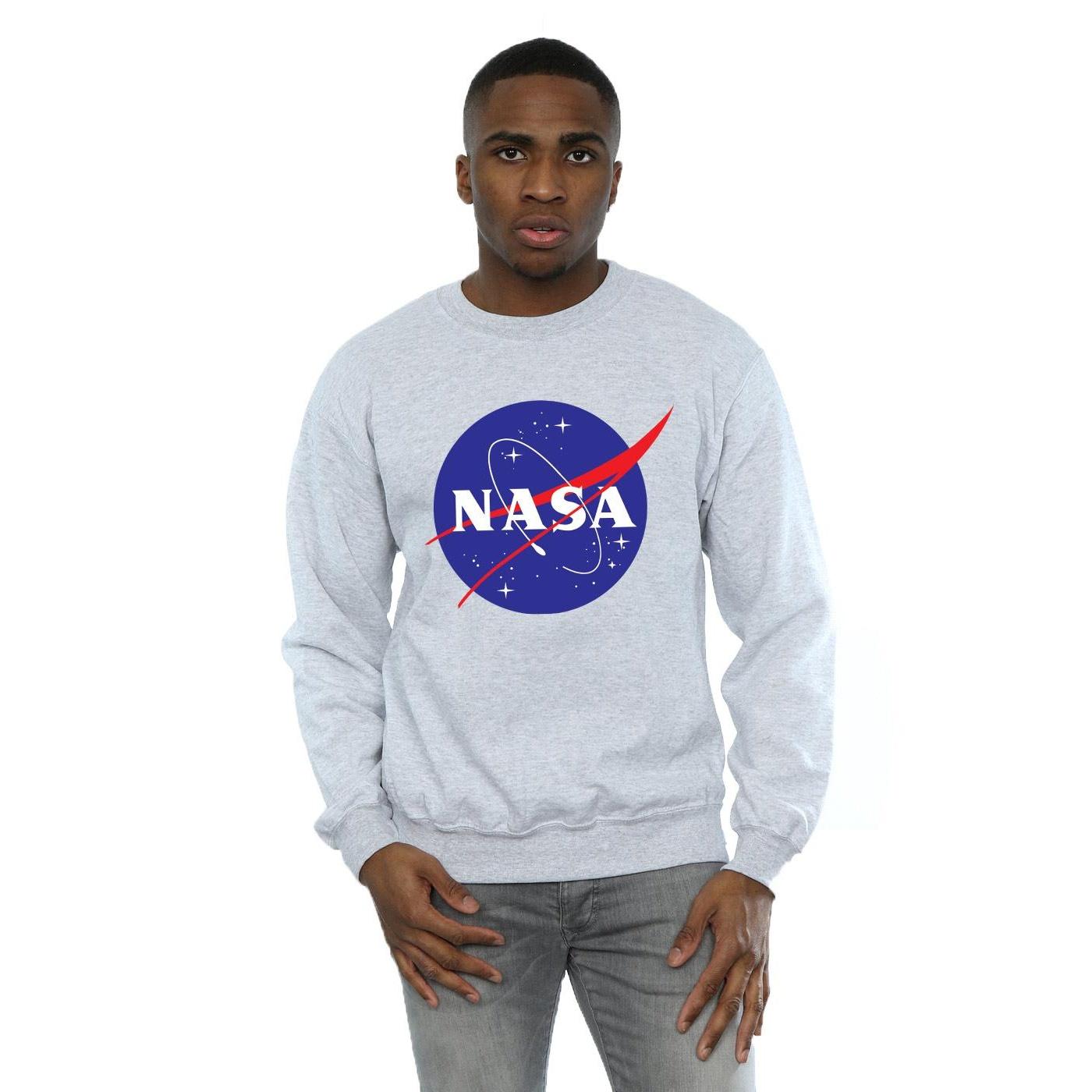 NASA Herren-Sweatshirt mit Insignia-Logo M grau NASA Herren-Sweatshirt mit Insignia-Logo M grau von Joom DACH
