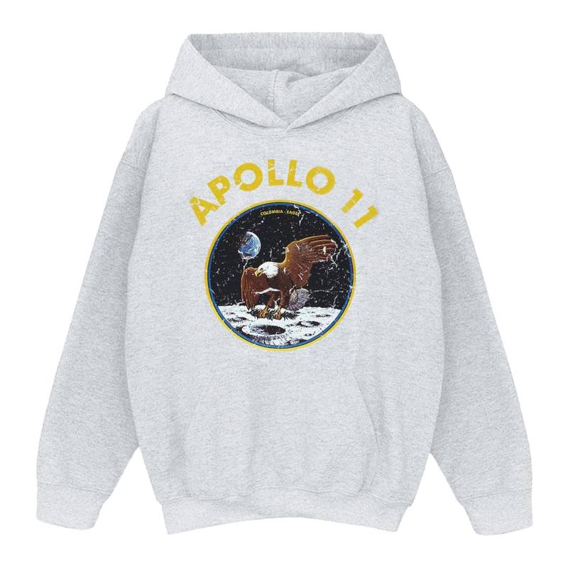 NASA Jungen klassischer Apollo 11 Kapuzenpullover 7-8 Years weiß von Joom DACH