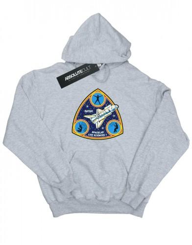 NASA-Kapuzenpullover für Jungen im klassischen Spacelab-Life-Science-Design 9-11 Years weiß von Joom DACH