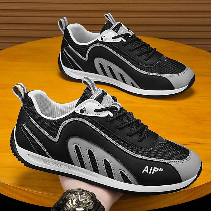 NEU Luxus Herren Casual Sneaker Laufschuhe Leicht Bequeme Trainer Sneaker Tennis Flache Slipper für Herrenschuhe 39 von Joom DACH