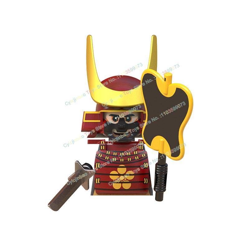 NEU Mittelalterliche Samurai-Rüstung Bausteine Mini-Actionfiguren Steine Lernspielzeug für Kinder Geschenke N326-333 WM6090 WM3096 von Joom DACH