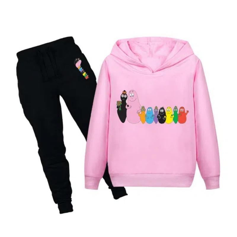 NEU Mode Kinder Niedliche Sportkleidung Barbapapa Bedruckte Hoodies + Hosen Set Lässige Kapuzen-Sweatshirt-Anzüge Trainingsanzug Geeignet für Jungen und Mädchen 120cm rosa NEU Mode Kinder Niedliche Sportkleidung Barbapapa Bedruckte Hoodies + Hosen Set Lässige Kapuzen-Sweatshirt-Anzüge Trainingsanzug Geeignet für Jungen und Mädchen 120cm rosa von Joom DACH