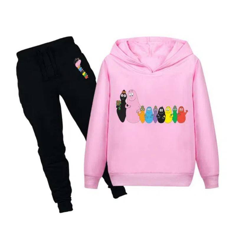 NEU Mode Kinder Niedliche Sportkleidung Barbapapa Bedruckte Hoodies + Hosen Set Lässige Kapuzen-Sweatshirt-Anzüge Trainingsanzug Geeignet für Jungen und Mädchen 120cm rosa NEU Mode Kinder Niedliche Sportkleidung Barbapapa Bedruckte Hoodies + Hosen Set Lässige Kapuzen-Sweatshirt-Anzüge Trainingsanzug Geeignet für Jungen und Mädchen 120cm rosa von Joom DACH