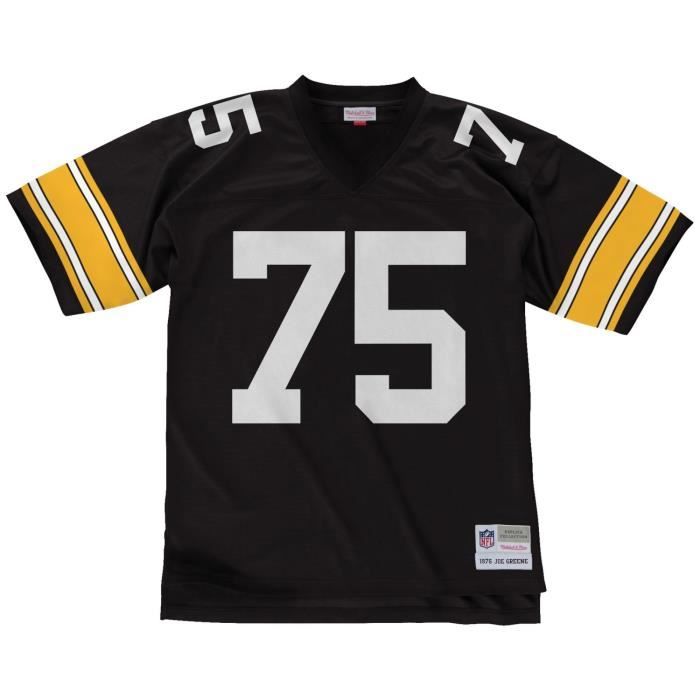 NFL Legacy Trikot - Pittsburgh Steelers - Joe Greene - 100% Polyester - Schwarz - Sportbekleidung von Joom DACH
