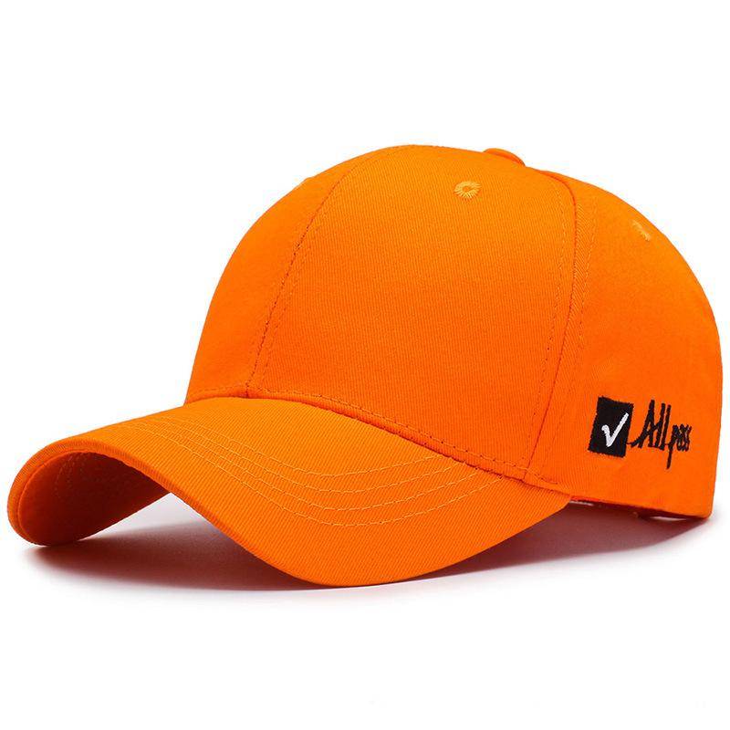 [NORTHWOOD] Baumwolle Baseball Cap Hip Hop Snapback Hut Sport Baseball Hut Frauen Papa Hut Taillierte Kappe Trucker Cap 56-60cm orange von Joom DACH