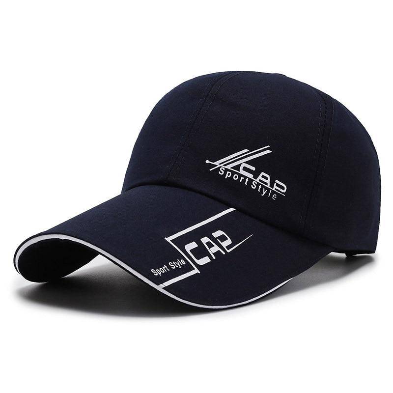 NORTHWOOD Kpop Herren-Baseballkappe mit langer Krempe, Snapback-Papa-Hüte für Damen, Trucker-Kappe, männlich, Sonne, Golfkappen 56-60 cm navy blau von Joom DACH