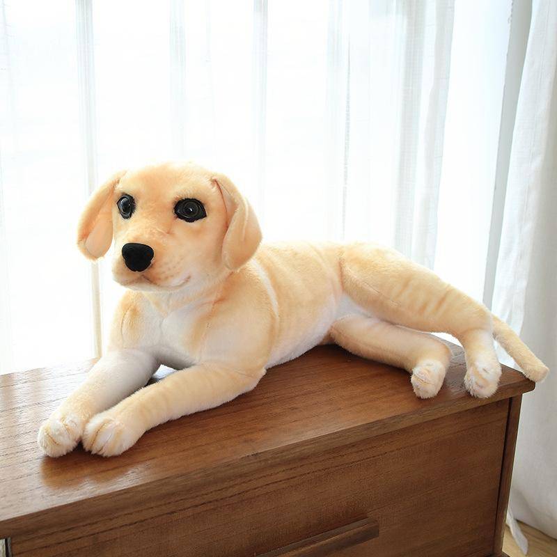 Nachahmung goldene Puppe süße Nachahmung Hund Plüsch Spielzeug Labrador schlafen Kissen Puppe Geschenk 50cm von Joom DACH