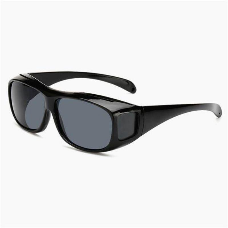 Nachtsichtbrille, nicht polarisierte Sonnenbrille für Herren, Outdoor-Sport, Sonnenbrille für Tag und Nacht, Fahrerbrille Style 3 schwarz von Joom DACH