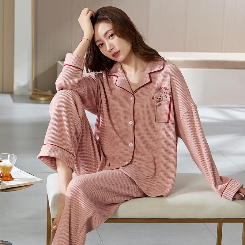 Nachtwäsche Frauen Herbst Winter Pyjama Sets Baumwolle Pyjamas Langarm Hosen Kawaii Kleidung Koreanische Loungewear Nachtwäsche Tasten M Nachtwäsche Frauen Herbst Winter Pyjama Sets Baumwolle Pyjamas Langarm Hosen Kawaii Kleidung Koreanische Loungewear Nachtwäsche Tasten M von Joom DACH