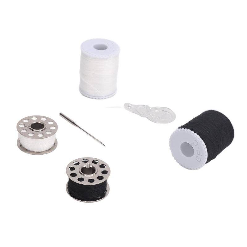 Nähgarn-Set Metallspulen Spulen Ersatz Nadel und Einfädelwerkzeug für Heimnähen von Joom DACH