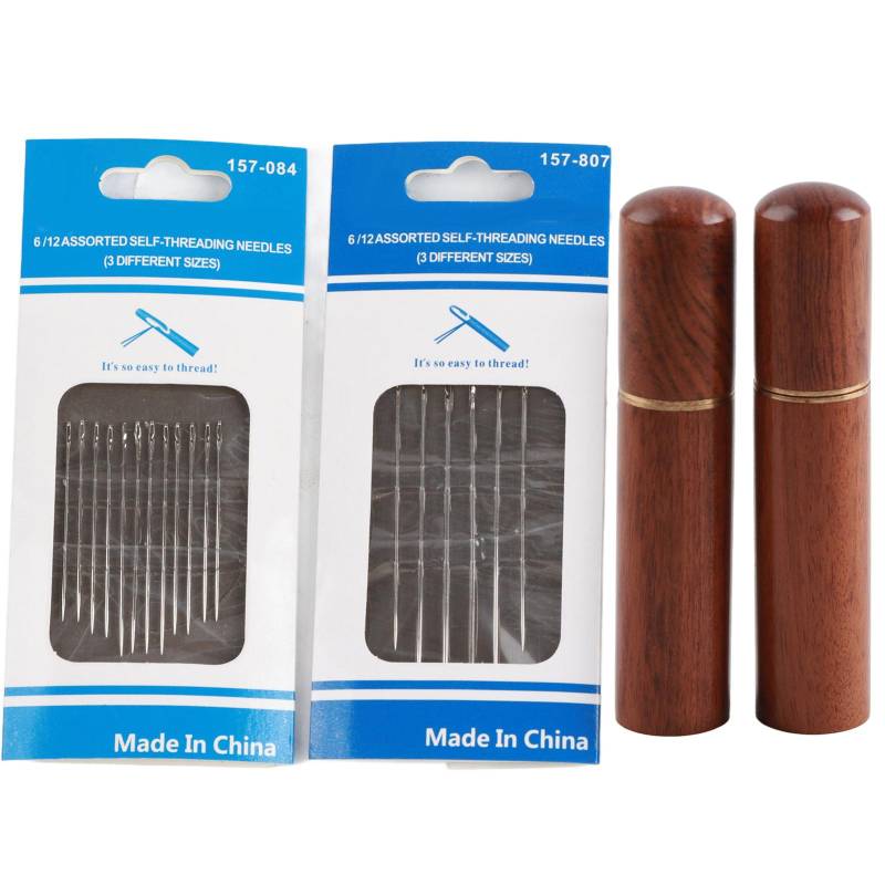 Nähnadeln Sortiert Selbst?Gewindeschneiden Stahl Hand?Bastelzubehör + Aufbewahrungskoffer von Joom DACH