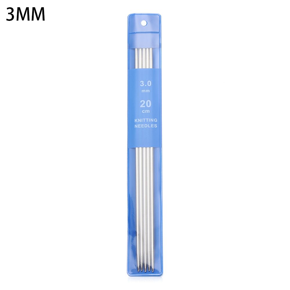 Nähzubehör Bastelset Gerade Stricknadeln Häkelnadeln Strickwerkzeuge Metallhäkelnadel 3MM von Joom DACH