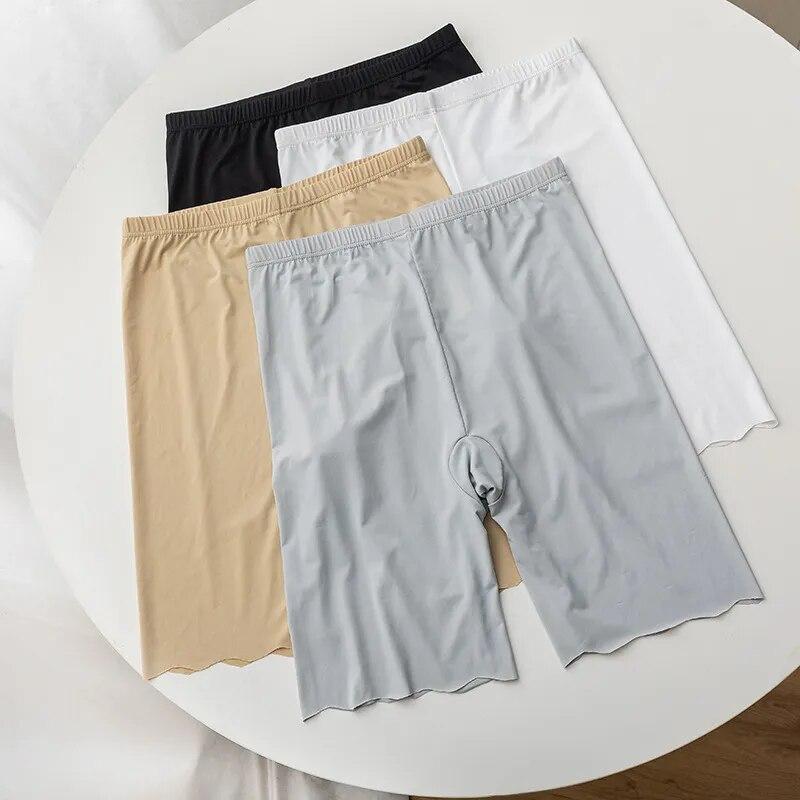 Nahtlose Eis Seide Sicherheits Kurze Hosen Frauen Dünne Plus Größe Hohe Taille Unter Rock Boxer Höschen Anti Reiben Oberschenkel sicherheit Shorts M beige Nahtlose Eis Seide Sicherheits Kurze Hosen Frauen Dünne Plus Größe Hohe Taille Unter Rock Boxer Höschen Anti Reiben Oberschenkel sicherheit Shorts M beige von Joom DACH