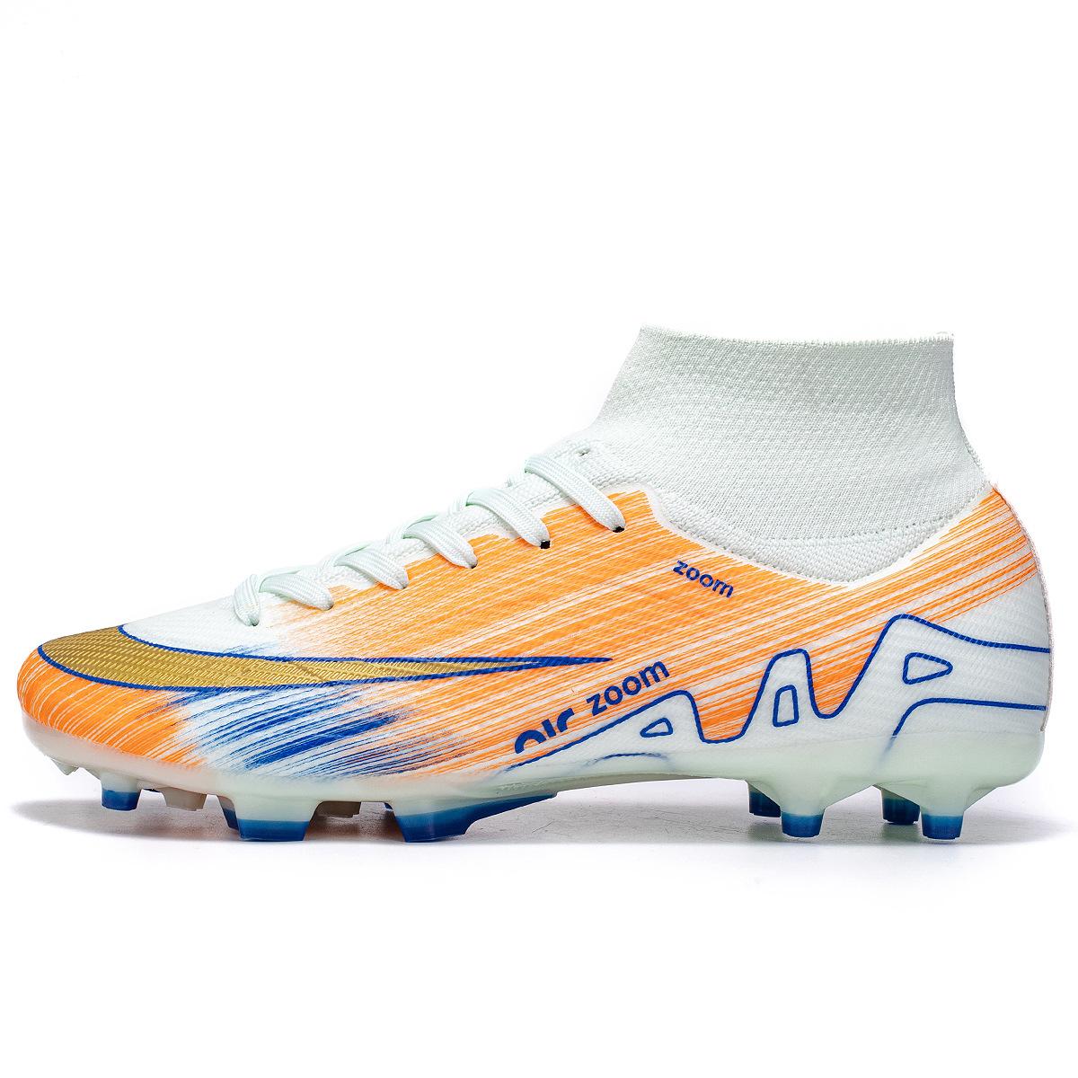 Nahtlose Fly-Woven Fußballschuhe hohe gebrochene Nägel Rasenspikes Mädchen Studentin Training 38 von Joom DACH