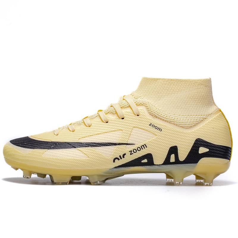 Nahtlose Fly-Woven Fußballschuhe hohe gebrochene Nägel Rasenspikes Mädchen Studentin Training 40 von Joom DACH