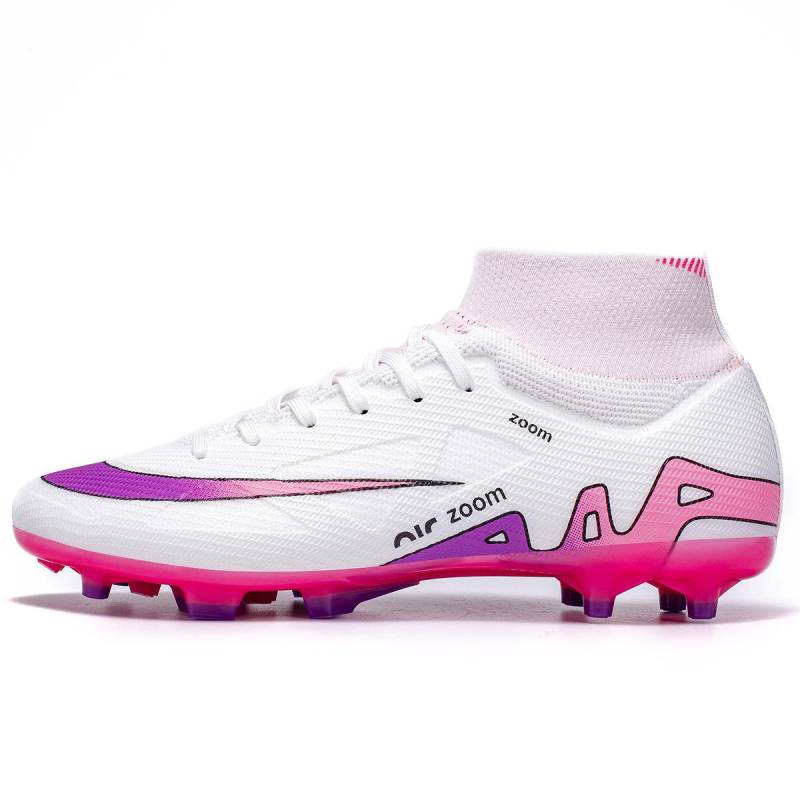 Nahtlose Fly-Woven Fußballschuhe hohe gebrochene Nägel Rasenspikes Mädchen Studentin Training 41 von Joom DACH