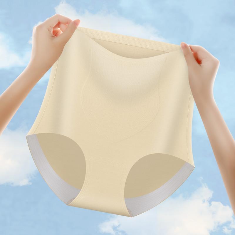 Nahtlose Hohe Taille Höschen Abnehmen Shaper Unterhose Unsichtbare Bauch Steuer Panty Body Shaper Unterwäsche Frauen XXL beige von Joom DACH